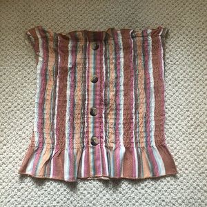 Style Envy Striped Tube Top